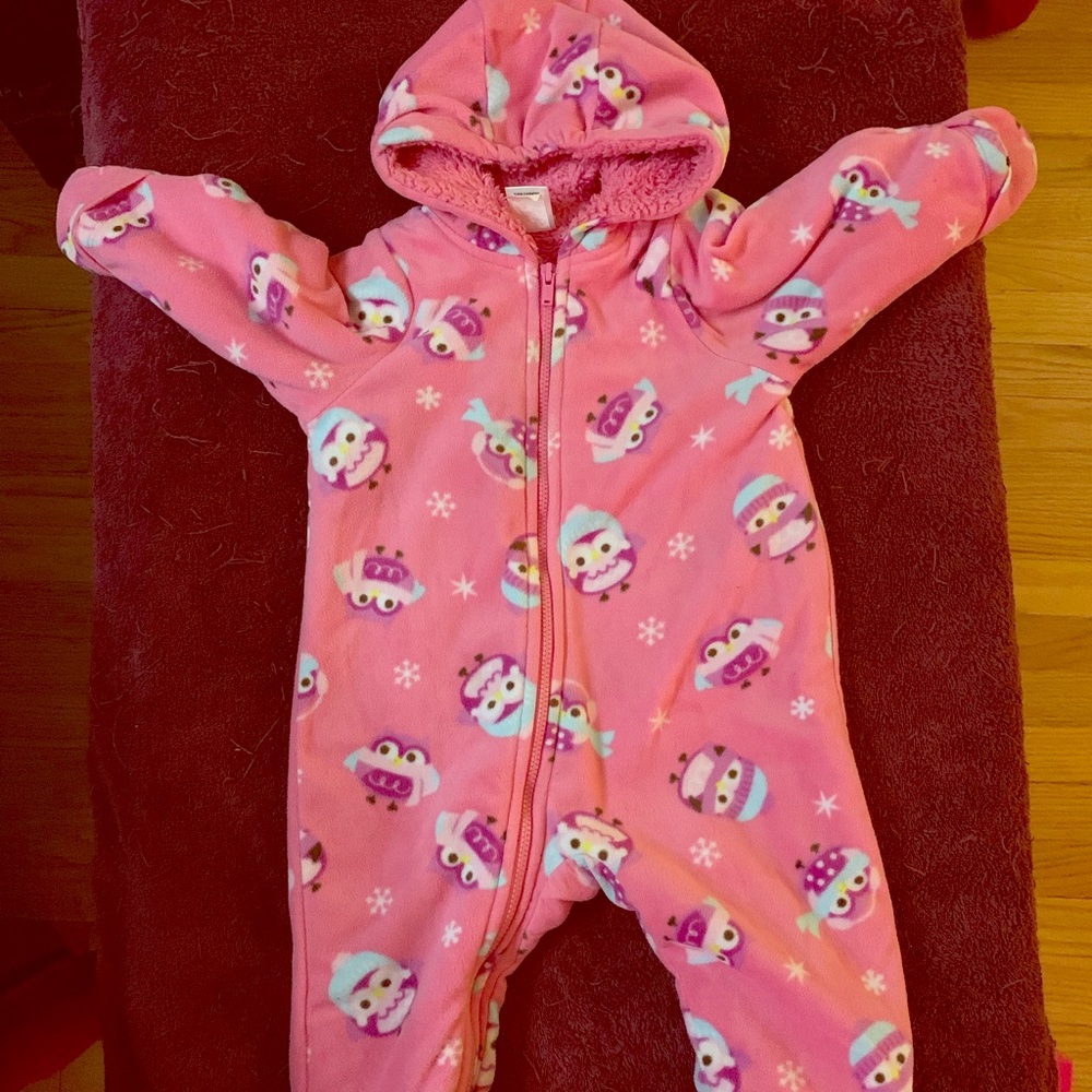 Baby girl winter snow suit.